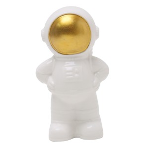 Cosmic Astronaut branco e dourado